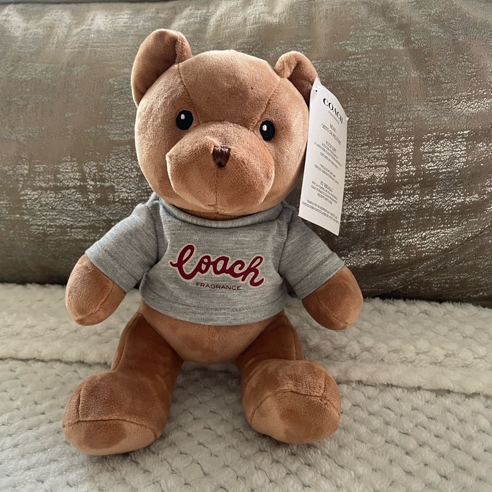 New Coach Logo Teddy Bear